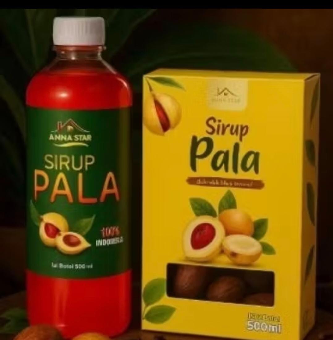 Produk sirup pala dan cookies kelor kenari