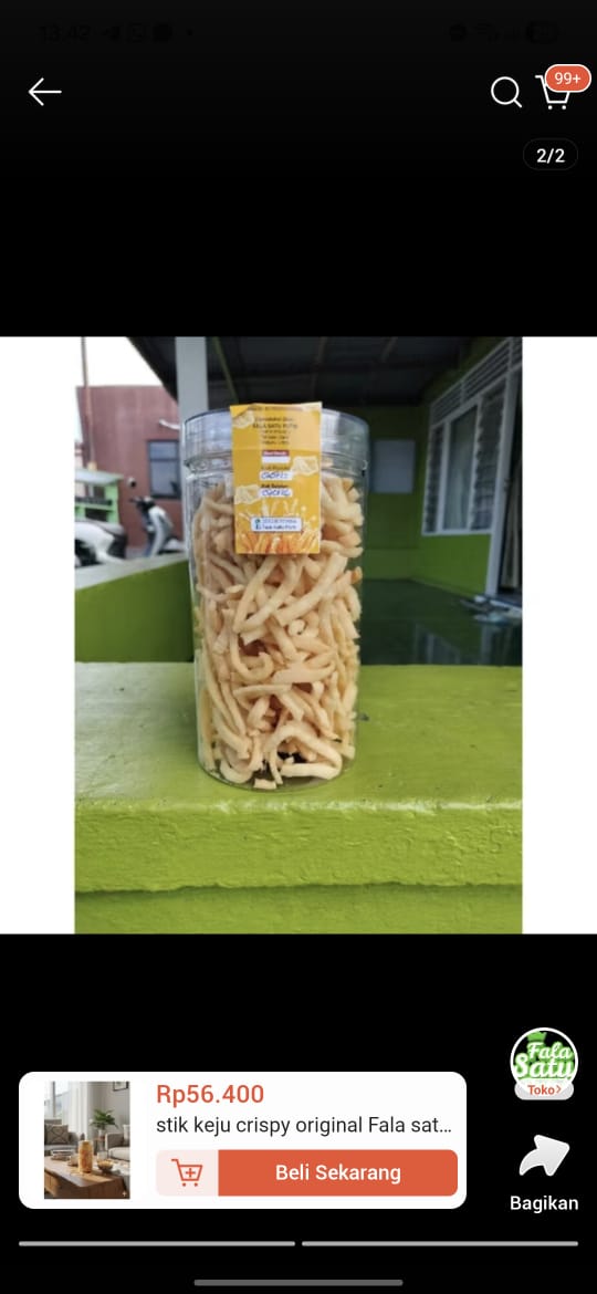 Produk stick jeku crispy original fala satu putri